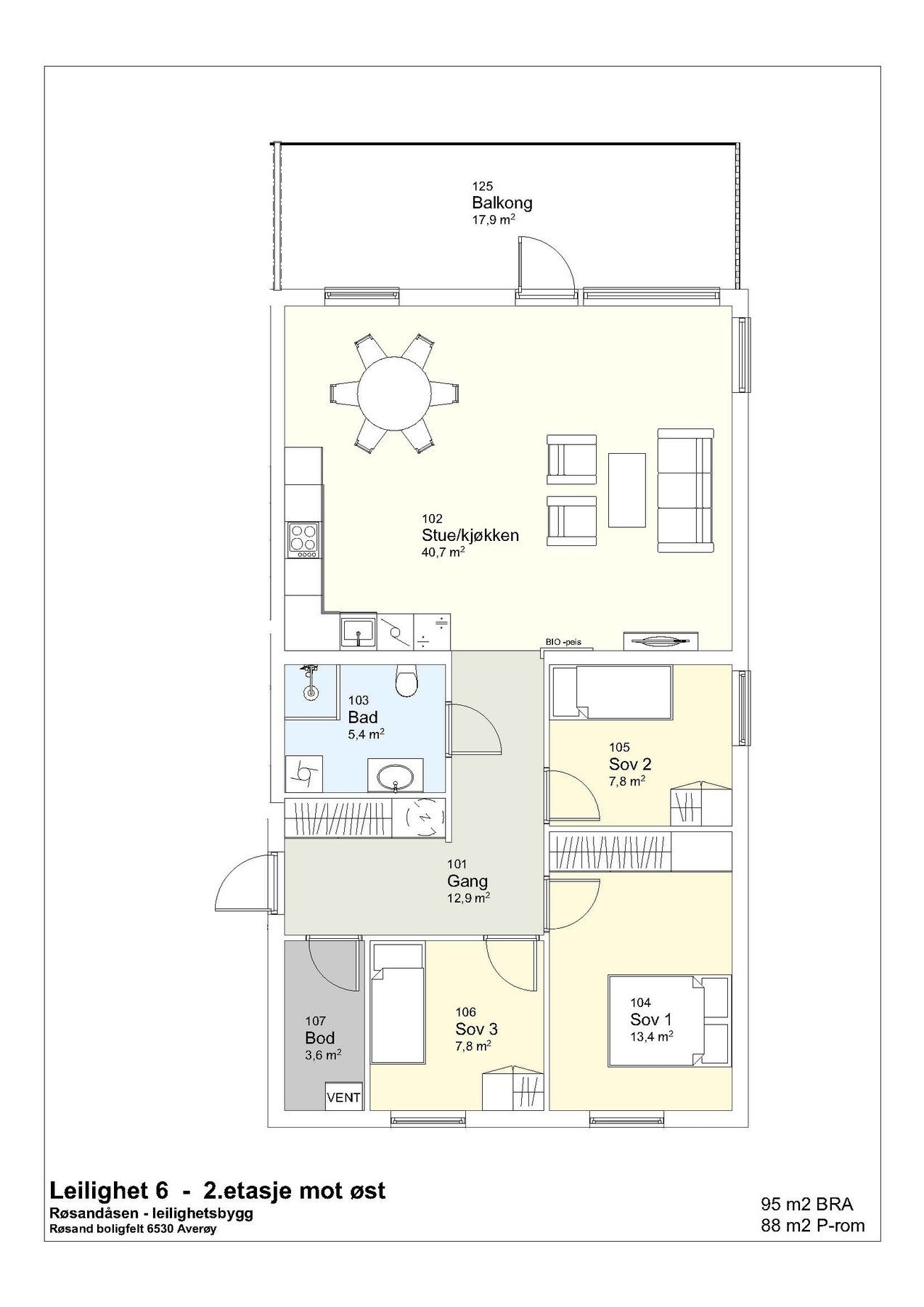 Plantegning Galleribilde