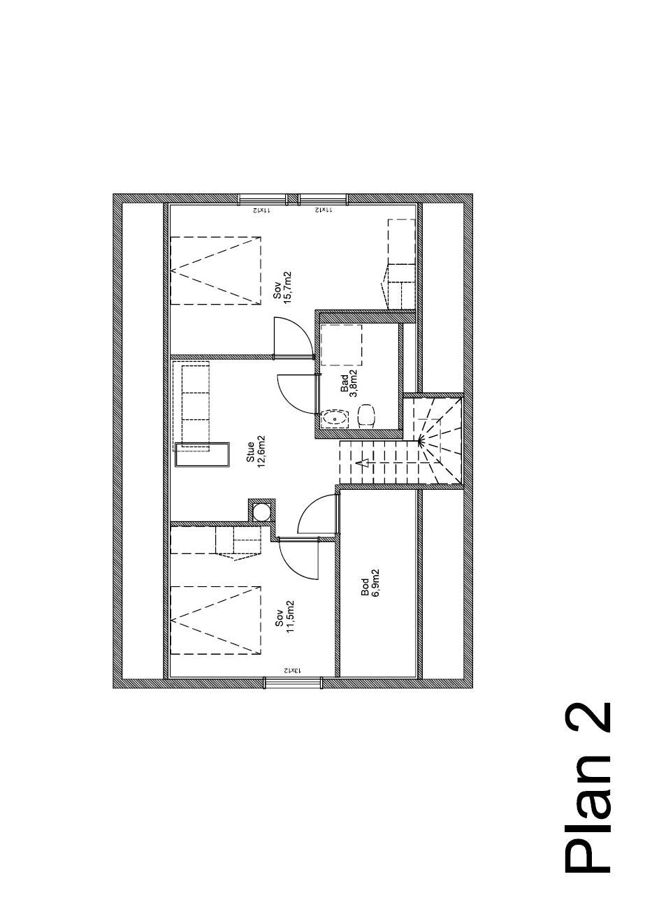 Plantegning 2. etasje. Galleribilde