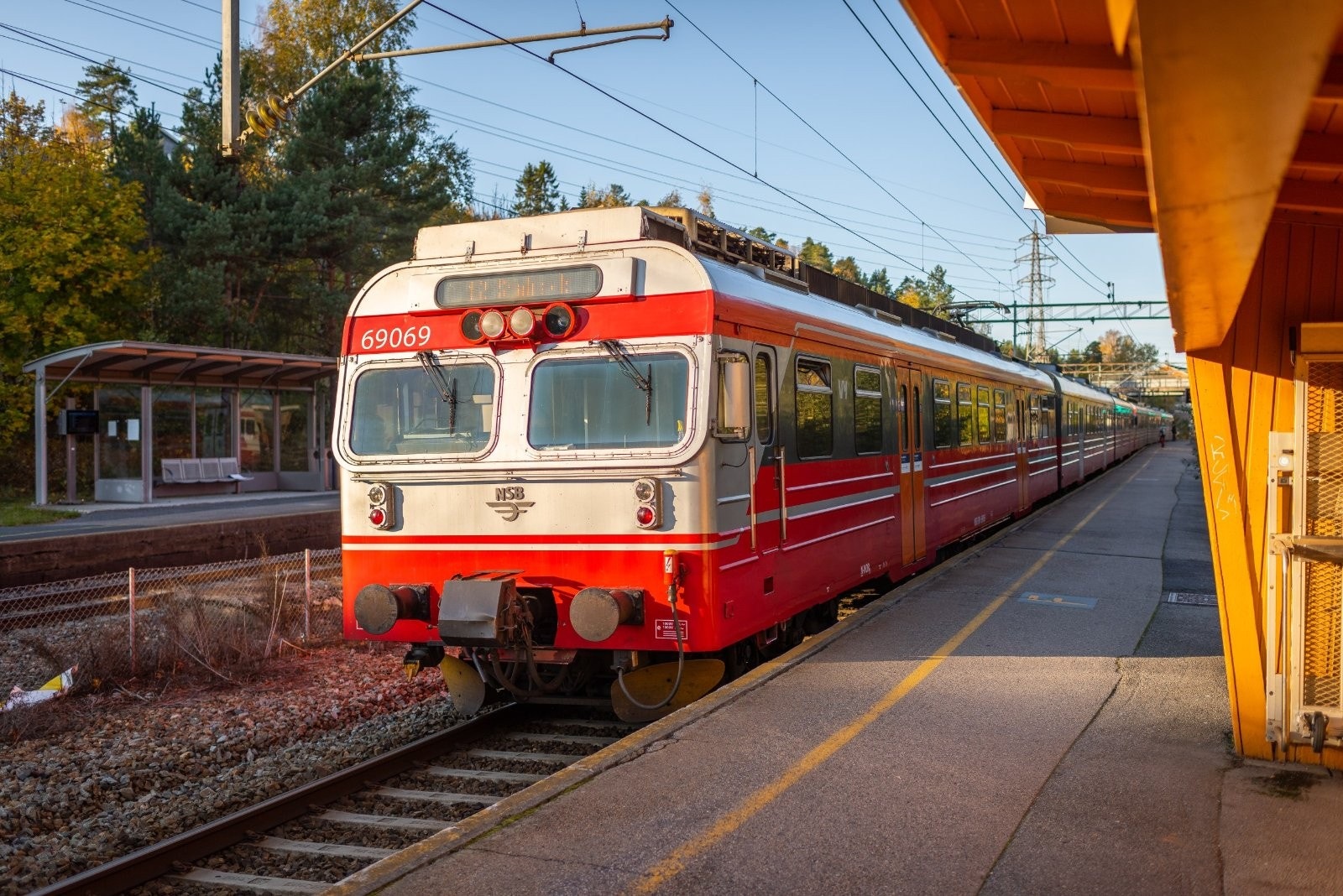 Gangavstand til tog. 23 min til Oslo S Galleribilde