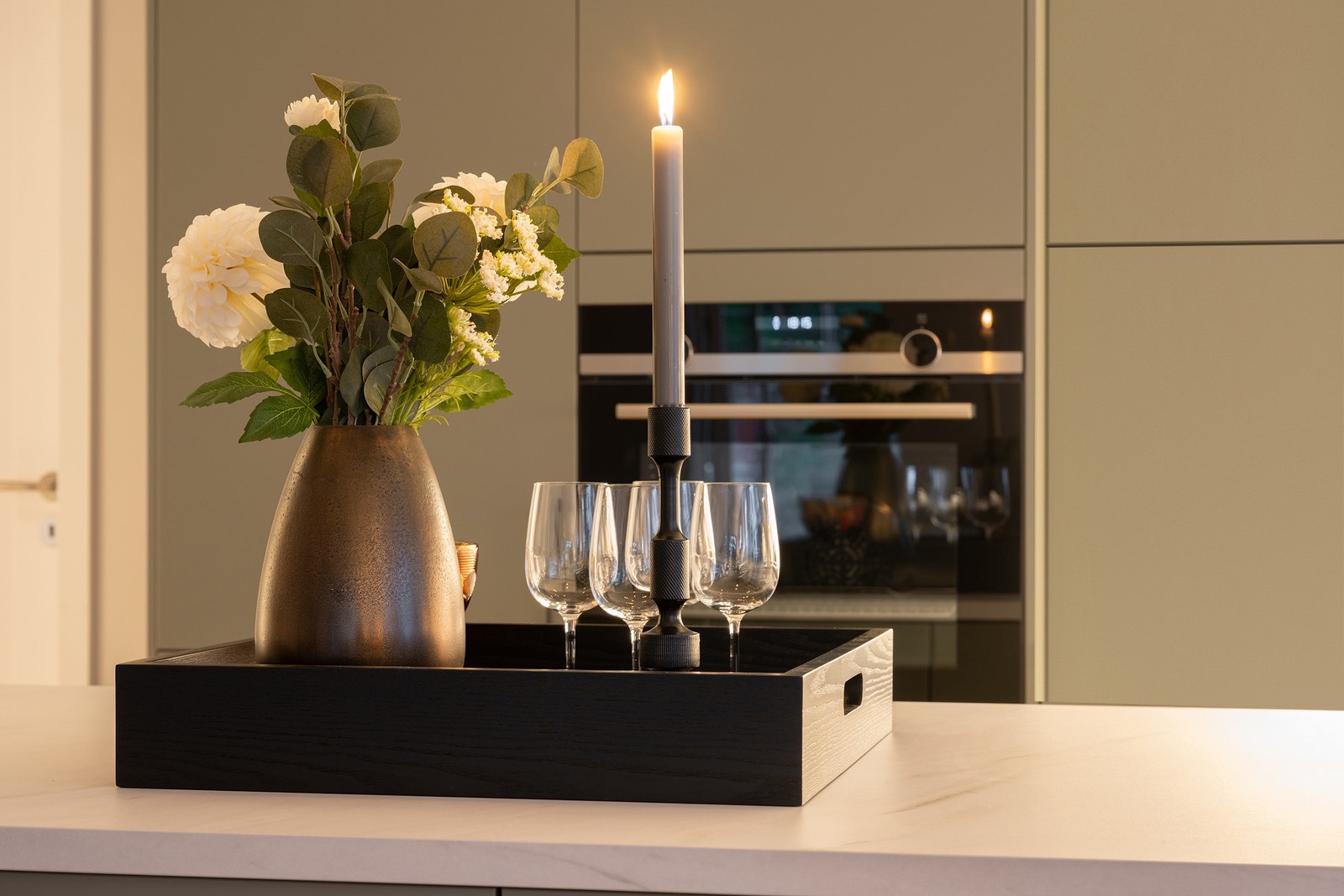 Koselig stemning på kjøkkenet. Galleribilde