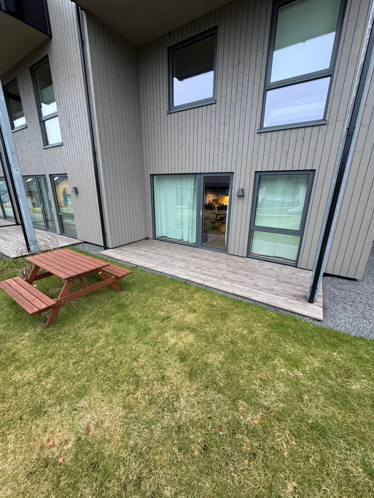 Flott uteområde. Galleribilde