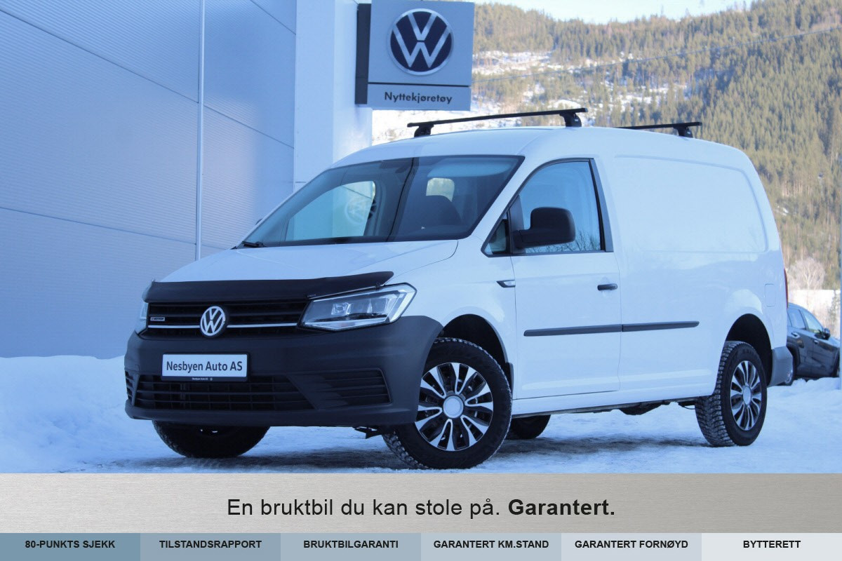 Volkswagen Caddy Maxi 122 tdi 4m Krok/Cruise/Fj.Web++Hjemlevering?
