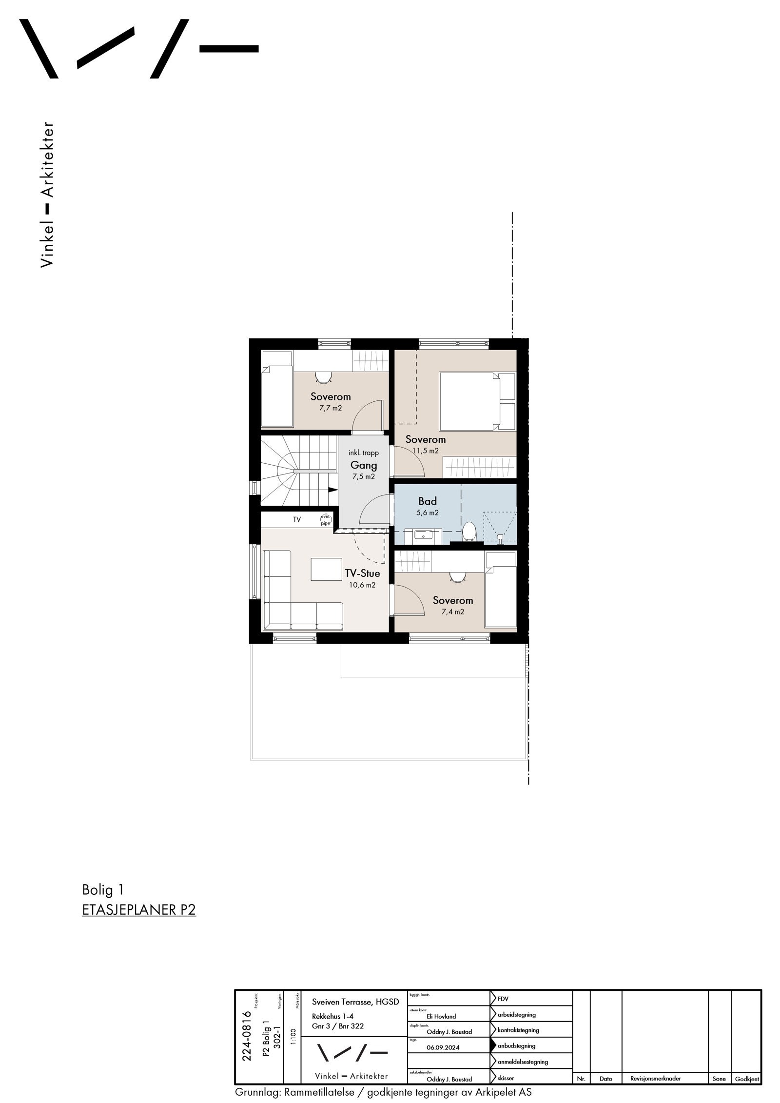 Bolig 1 - Plan 2 Galleribilde