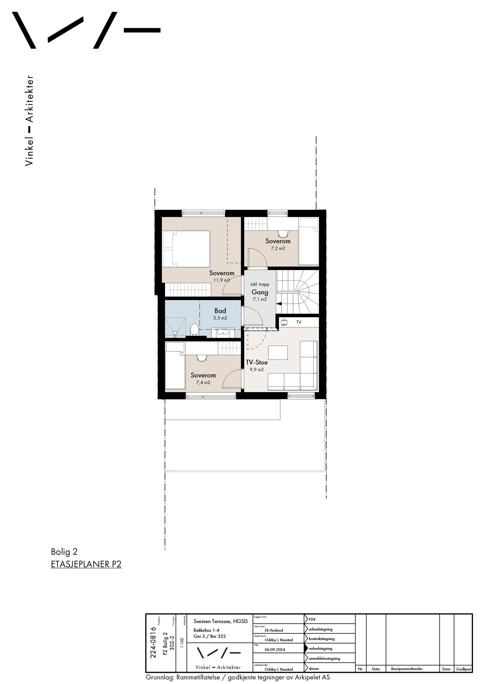 Bolig 2 - Plan 2 Galleribilde