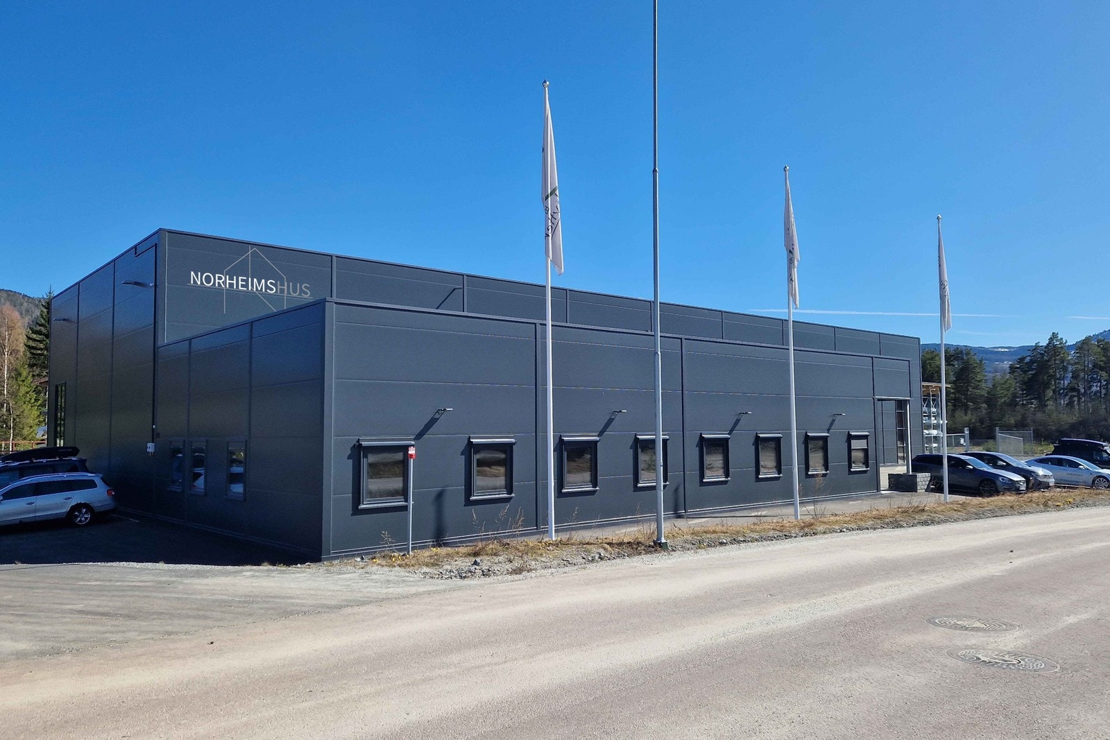 Vår nye element fabrikk i Vikersund Galleribilde