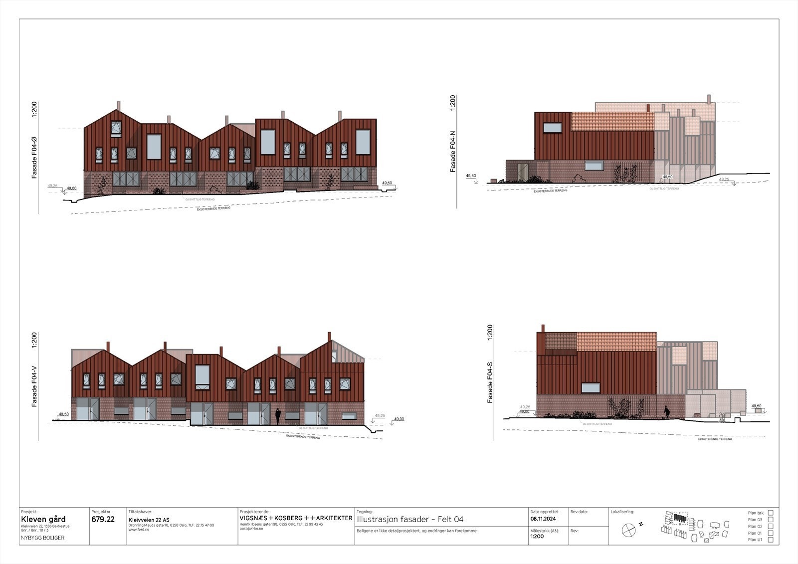 Illustrasjon fasader - Felt 04 Galleribilde