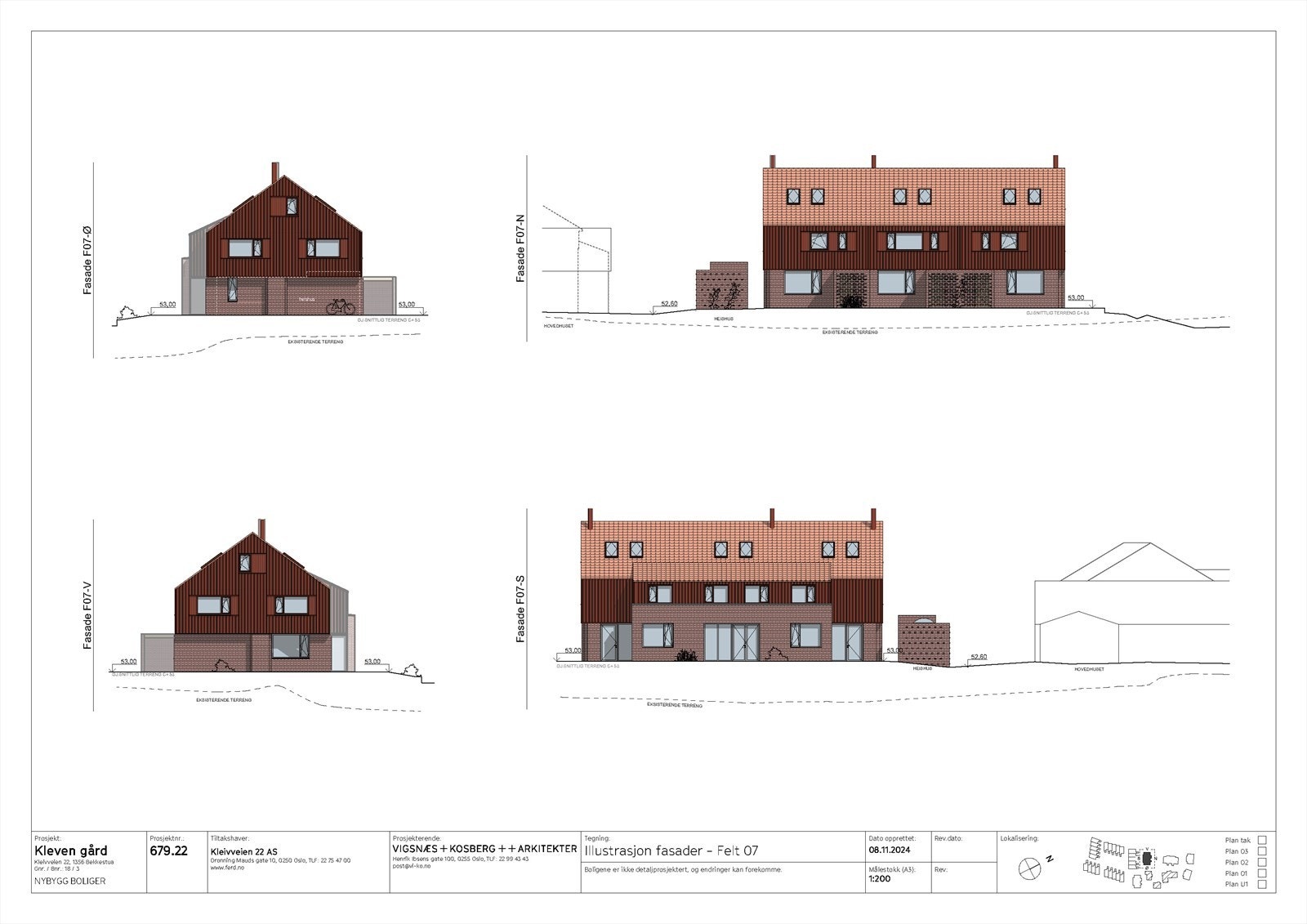 Illustrasjon fasader - Felt 07 Galleribilde