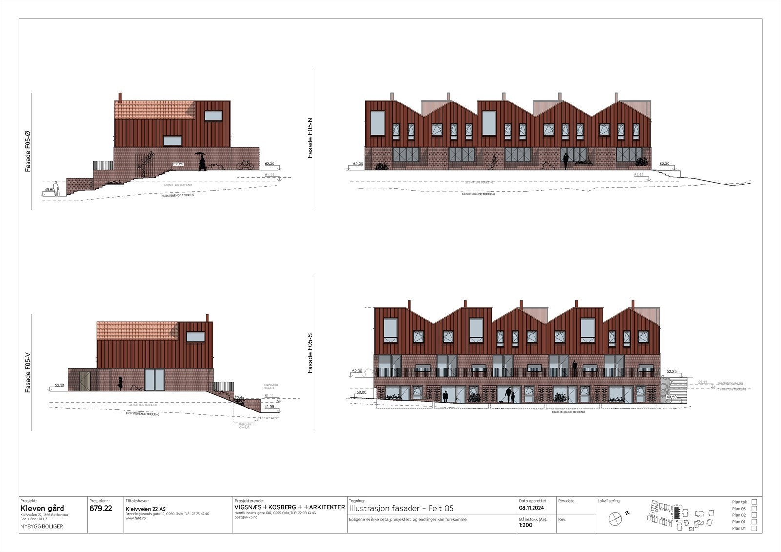 Illustrasjon fasader - Felt 05 Galleribilde