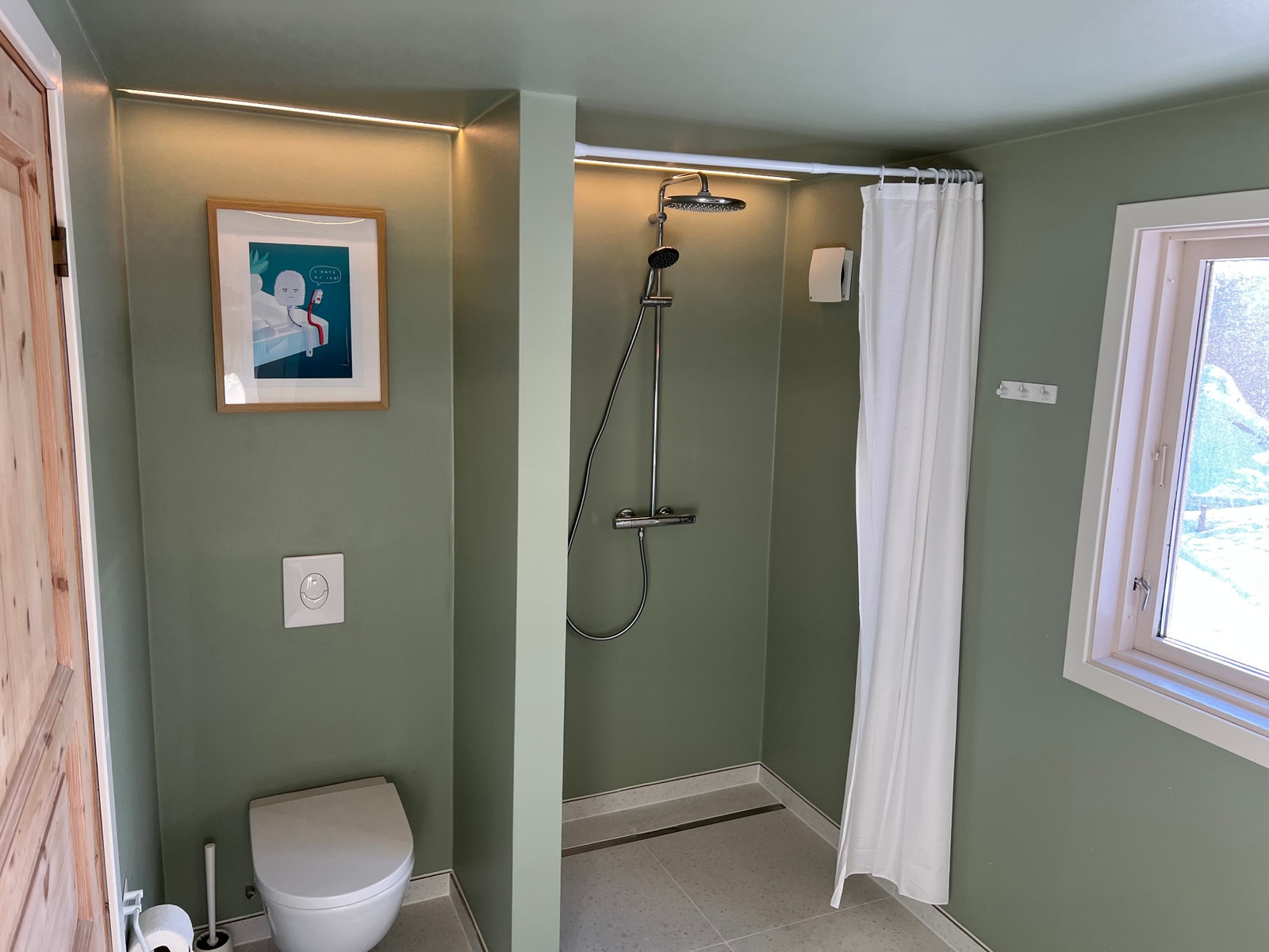 Nyoppusset bad med varmekabler Galleribilde