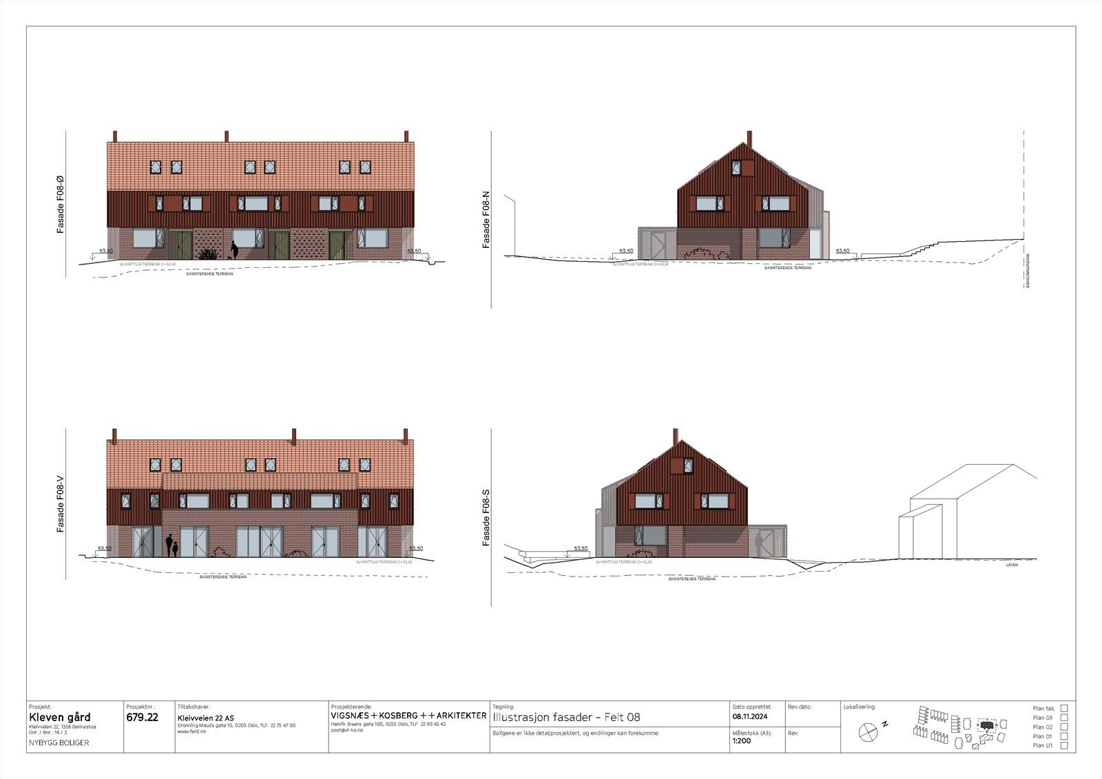 Illustrasjon fasader - Felt 08 Galleribilde