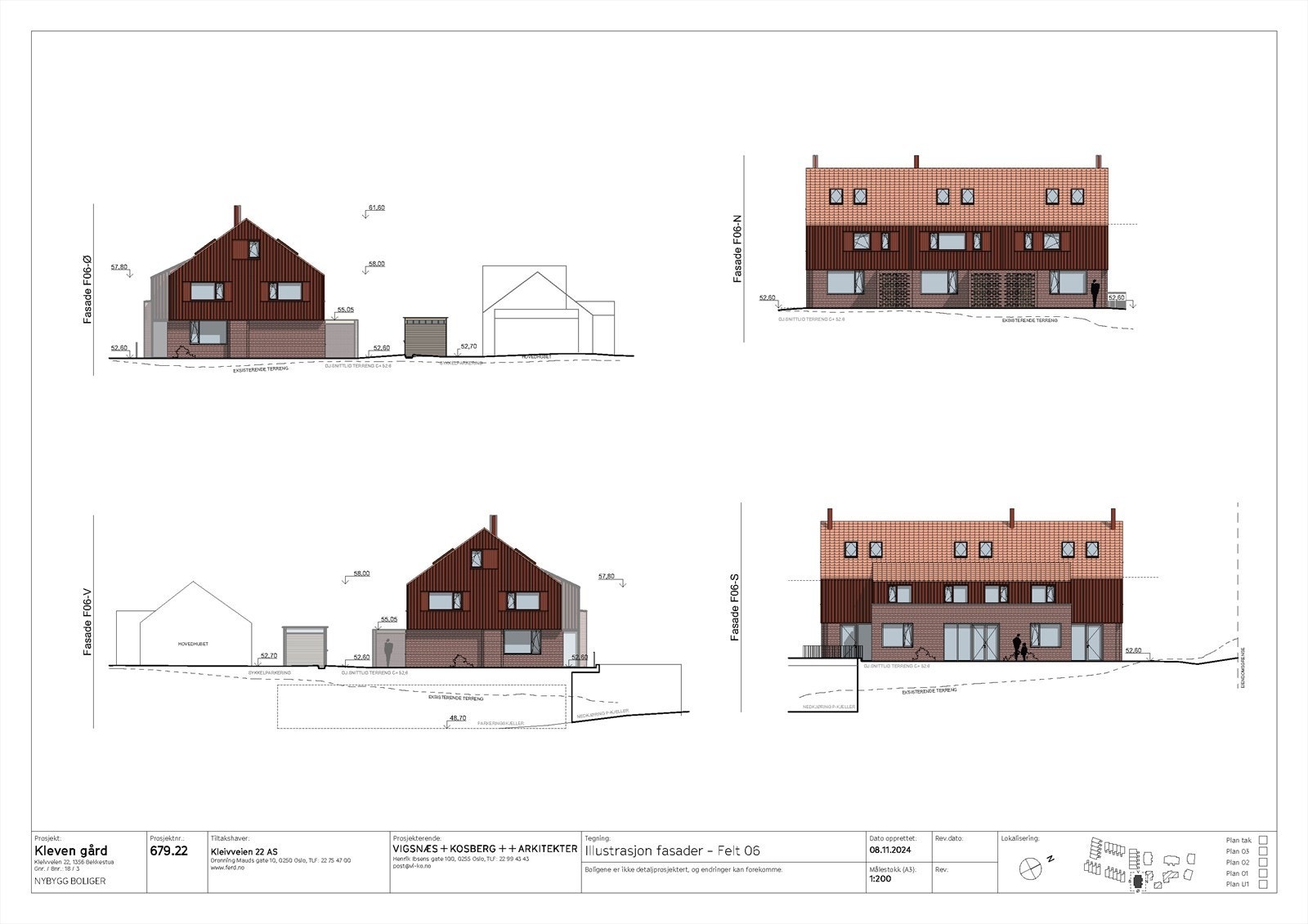 Illustrasjon fasader - Felt 06 Galleribilde