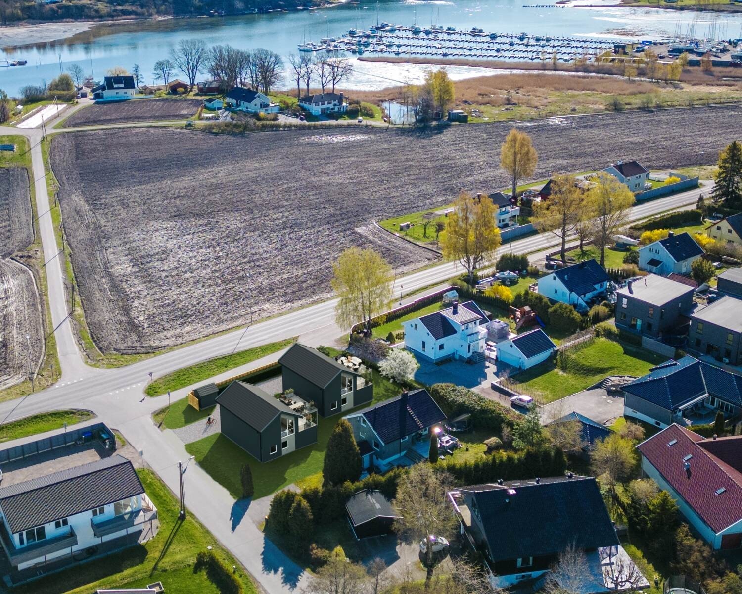 Koselig uteområde Galleribilde