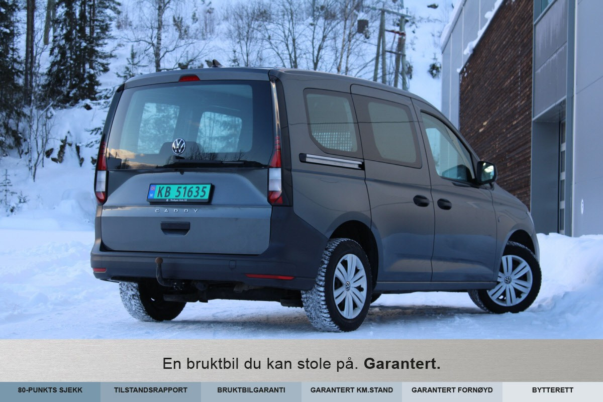 Volkswagen Caddy Cargo 2,0 TDI R.Kam/Fj.Web/Krok/Cruise-Hjemlevering? 2