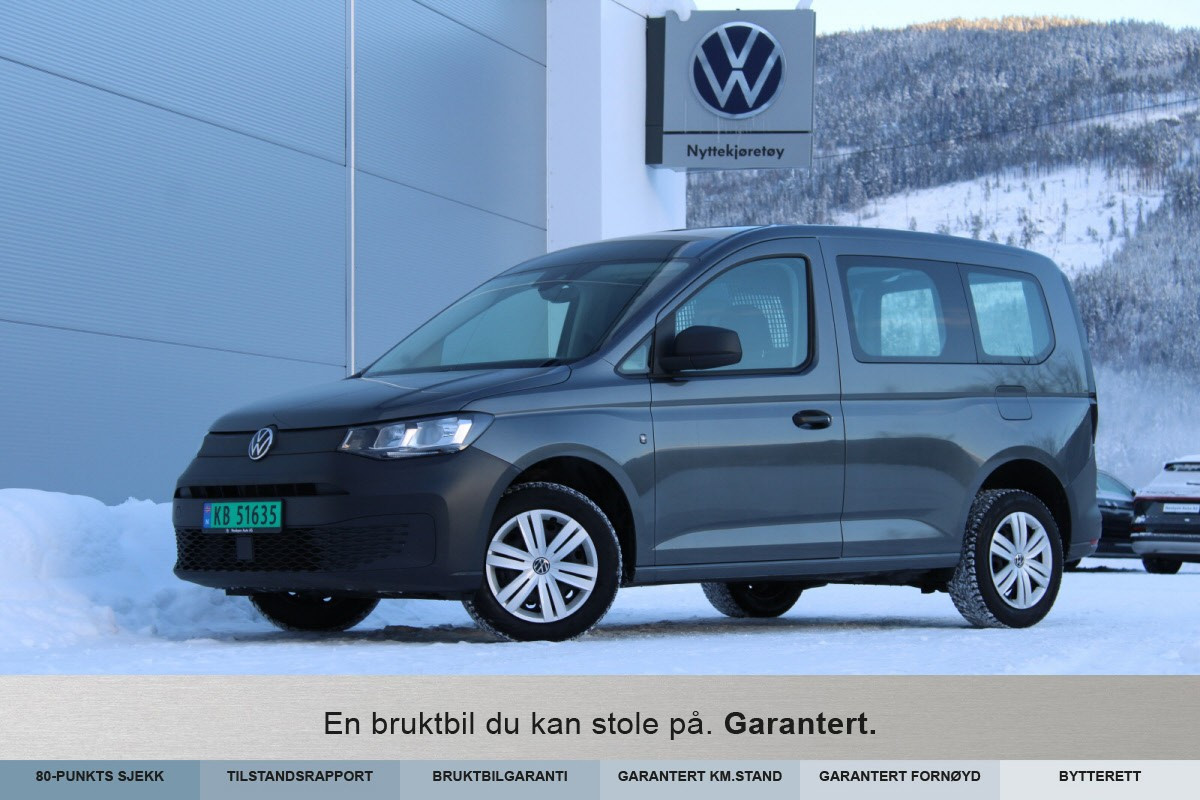 Volkswagen Caddy Cargo 2,0 TDI R.Kam/Fj.Web/Krok/Cruise-Hjemlevering?