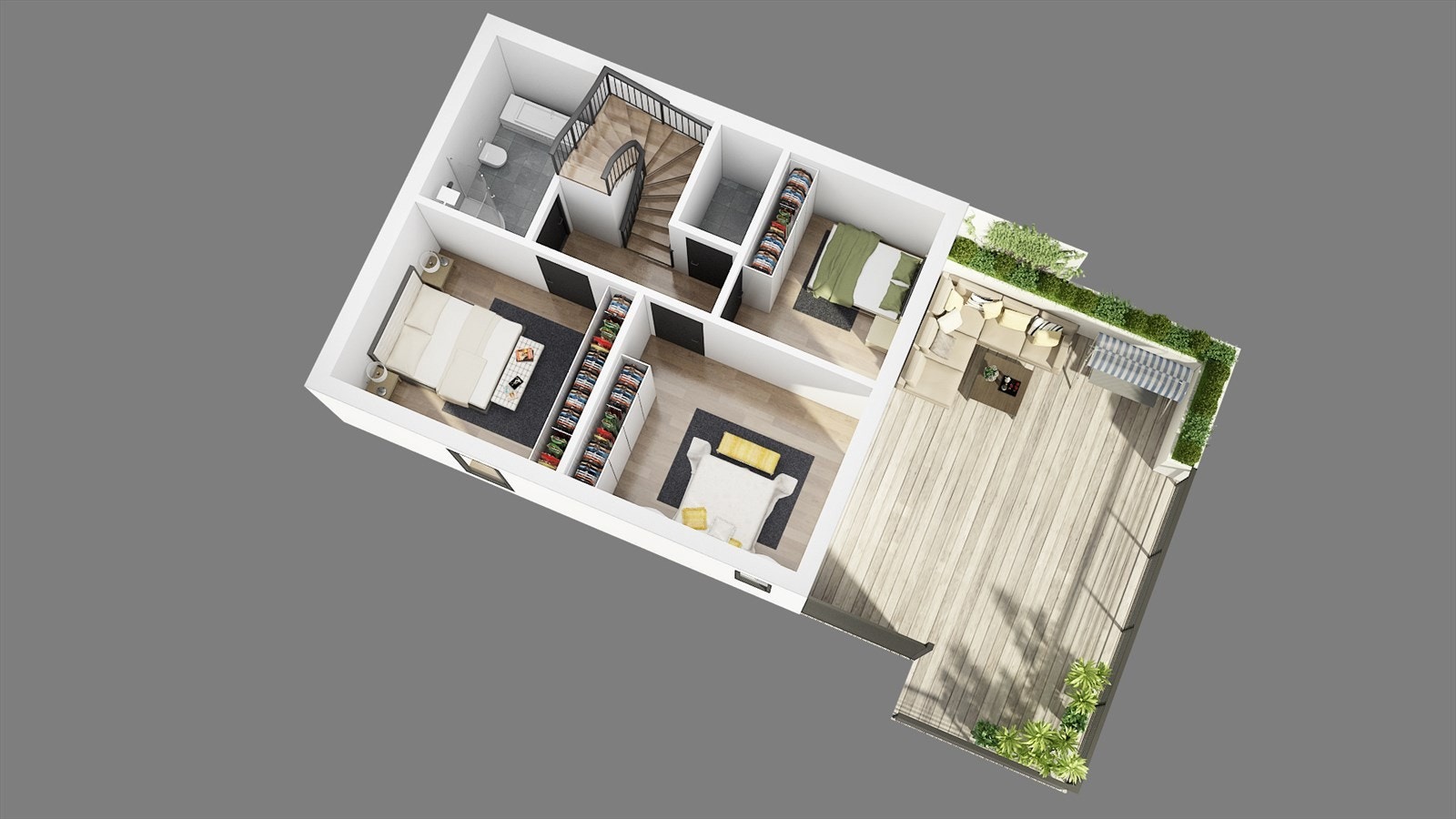 Plantegning underetasje Galleribilde