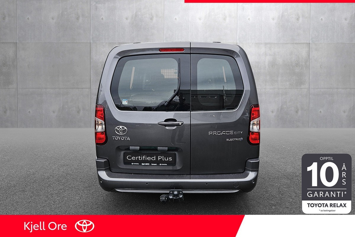 Toyota Proace City Electric 50 kWt Comfort L2 rentekampanje! 3