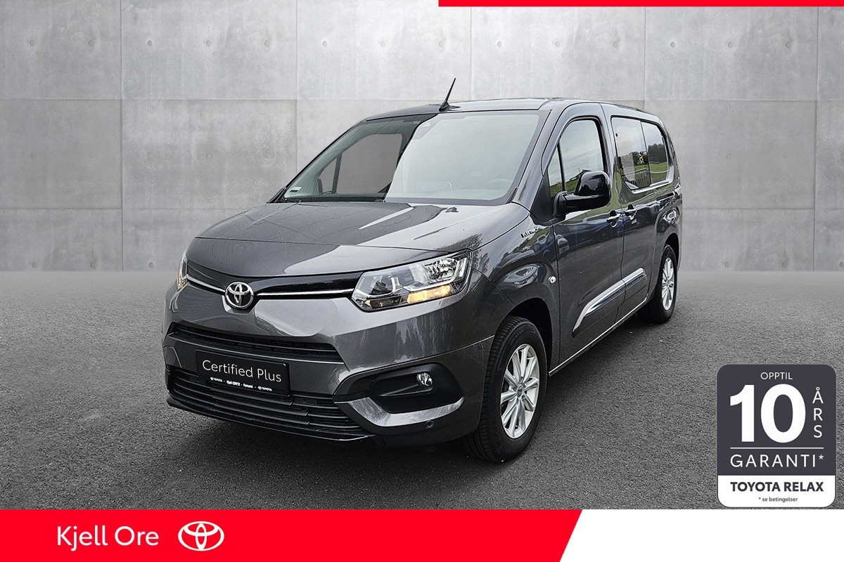 Toyota Proace City Electric 50 kWt Comfort L2 rentekampanje!