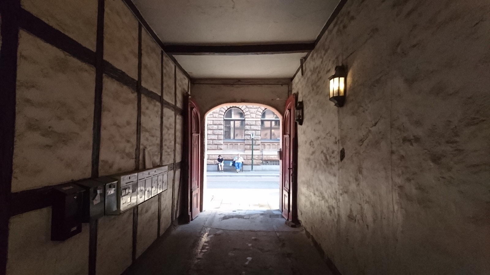 Bilport fra portrom Galleribilde