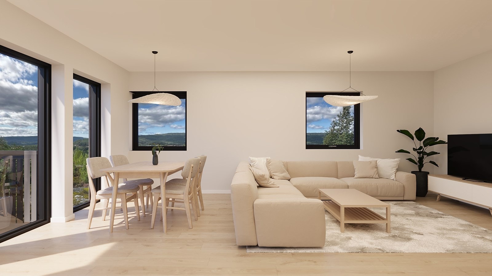 Illustrasjonsfoto stue Galleribilde