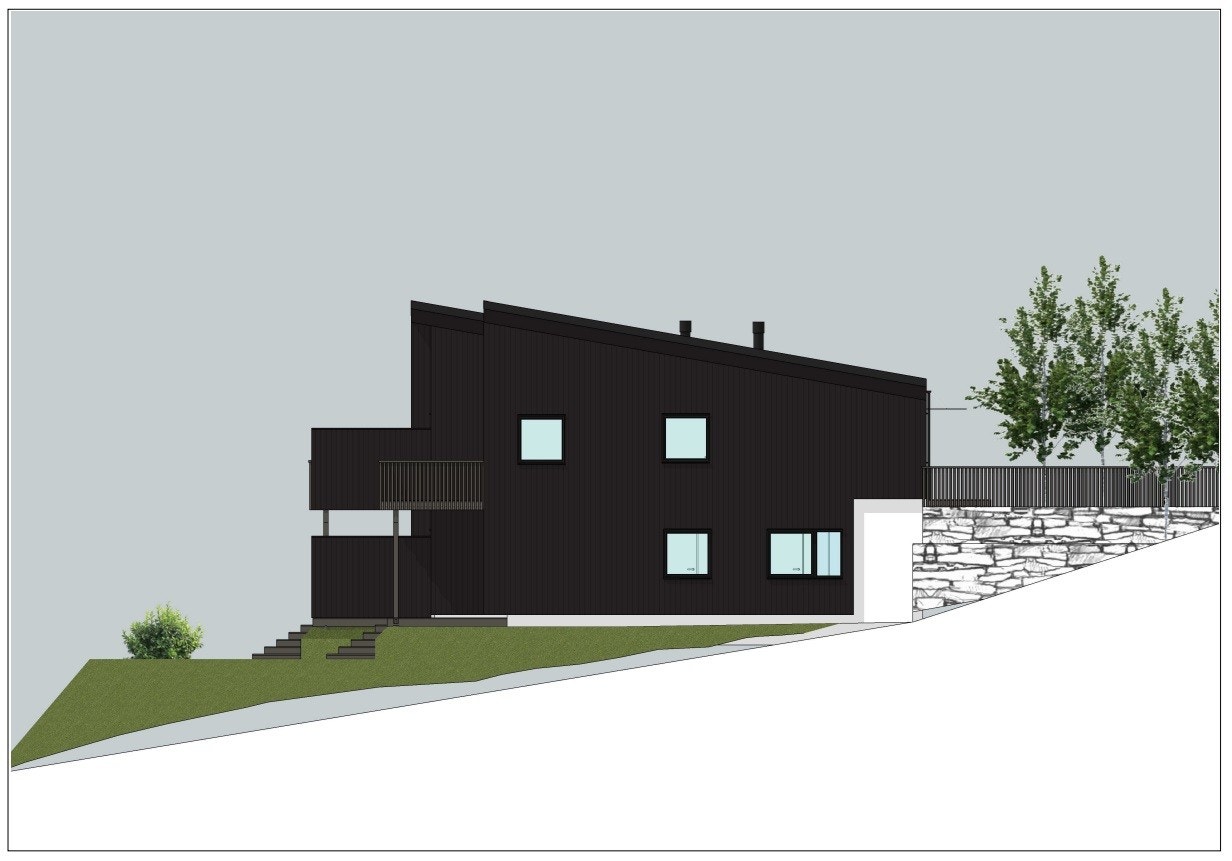 Illustrasjonsfoto fasade sørvest Galleribilde