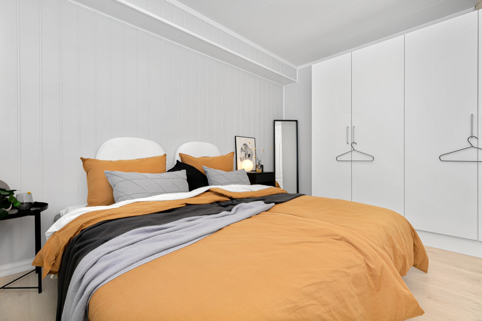 Hovedsoverommet på 10 kvm. Foto er fra annen leilighet med lik planløsning. Galleribilde