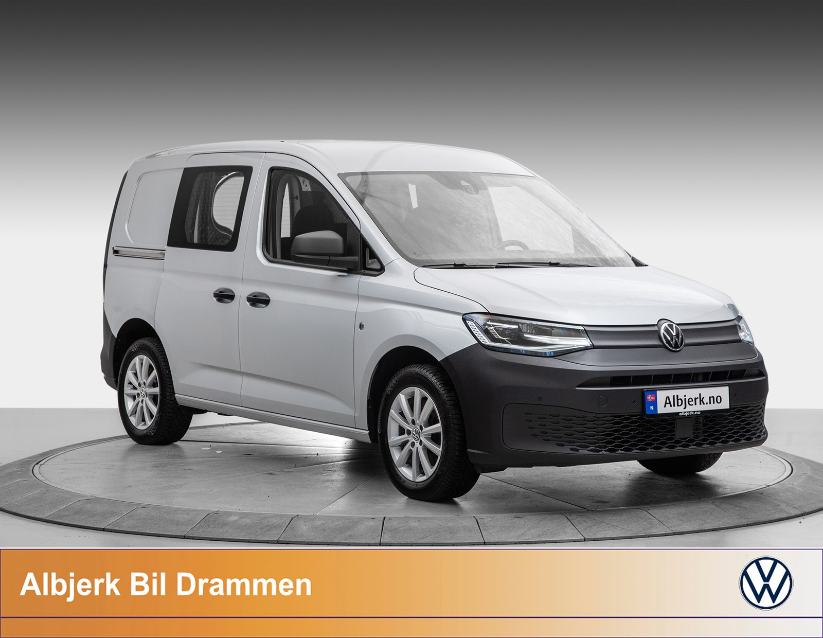 Volkswagen Caddy Cargo 2,0 TDI 122hk 4Motion Webasto,H feste,Ryggekamera 3