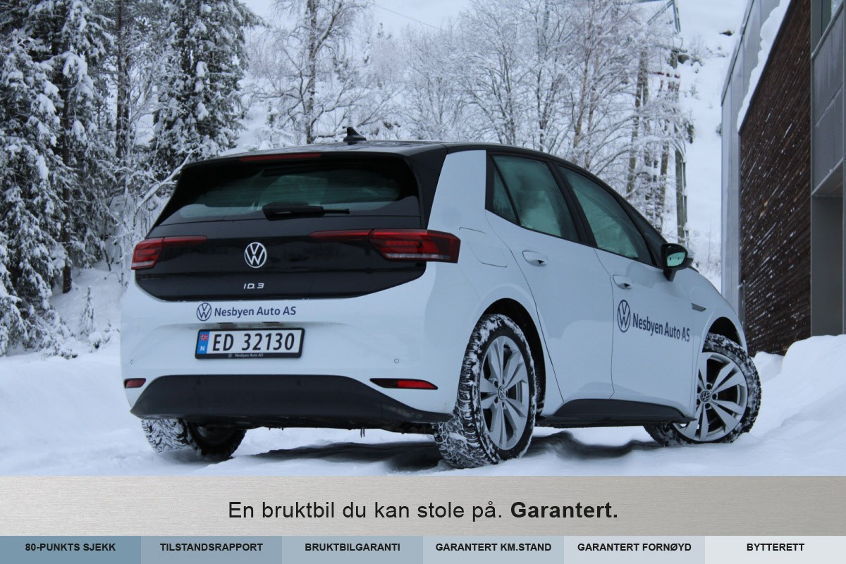 Volkswagen ID.3 Pure Performance 45kWh 150hk Innbytte? Hjemlevering? 2