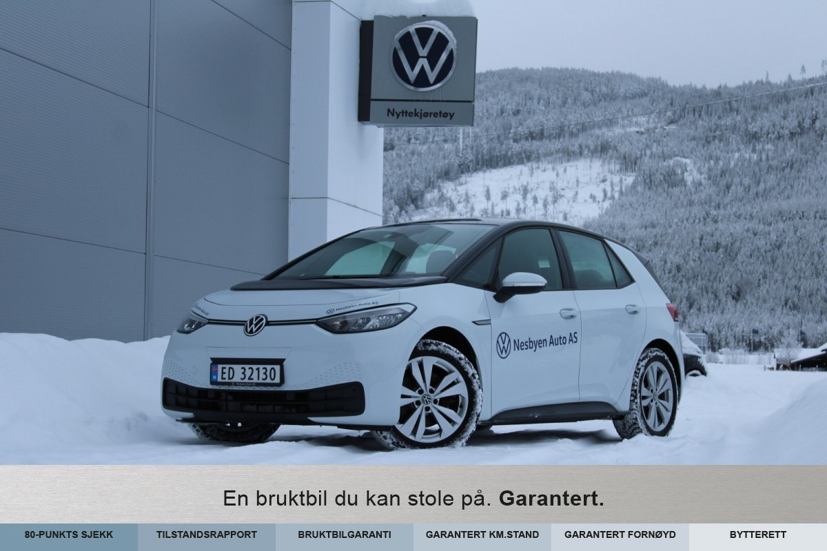 Volkswagen ID.3 Pure Performance 45kWh 150hk Innbytte? Hjemlevering?