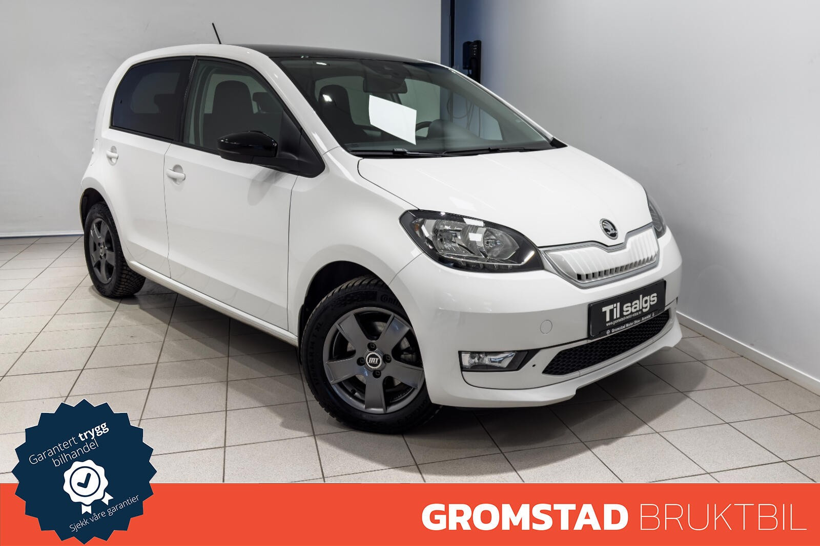 Skoda Citigo Style - Cruise/P.sens/Mørke ruter/Oppvarmet frontrute/+