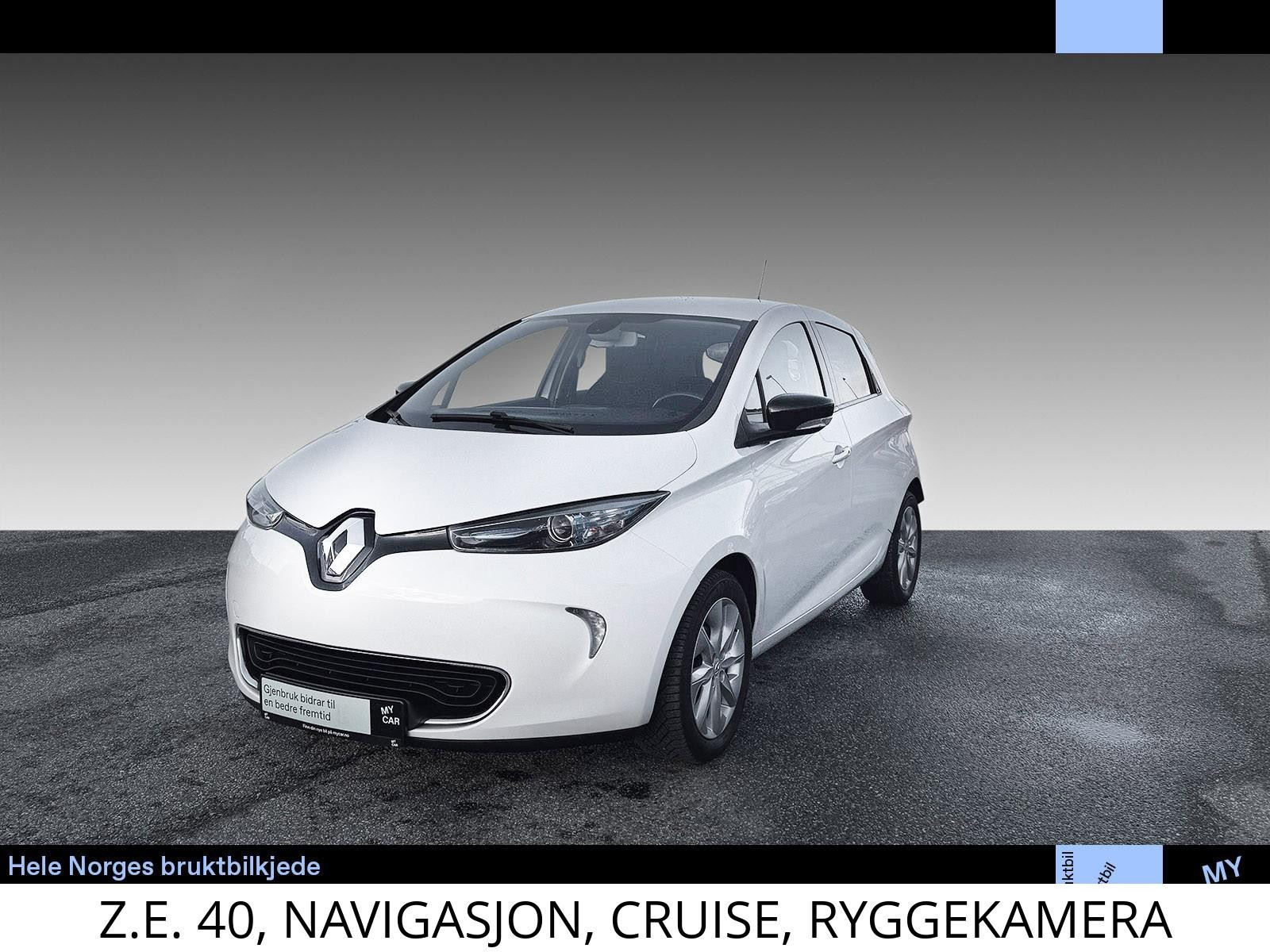 Renault Zoe Z.E. 40, NAVIGASJON, CRUISE, RYGGEKAMERA