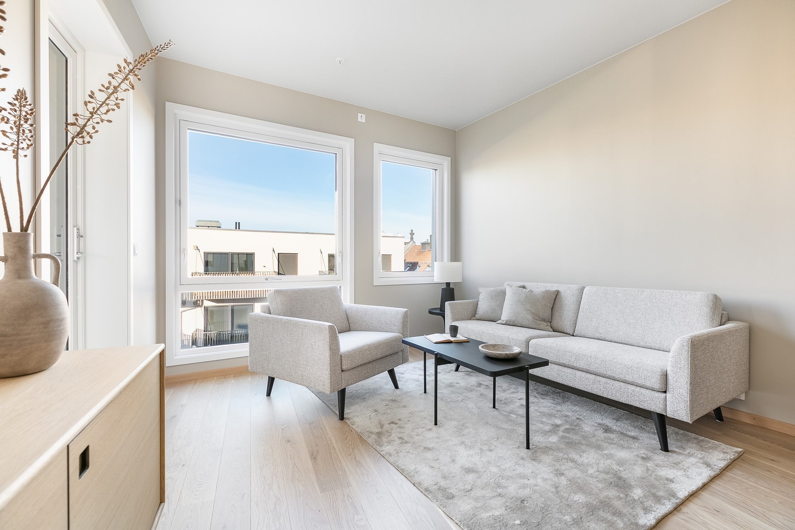 Fra ferdigstilt leilighet. Galleribilde