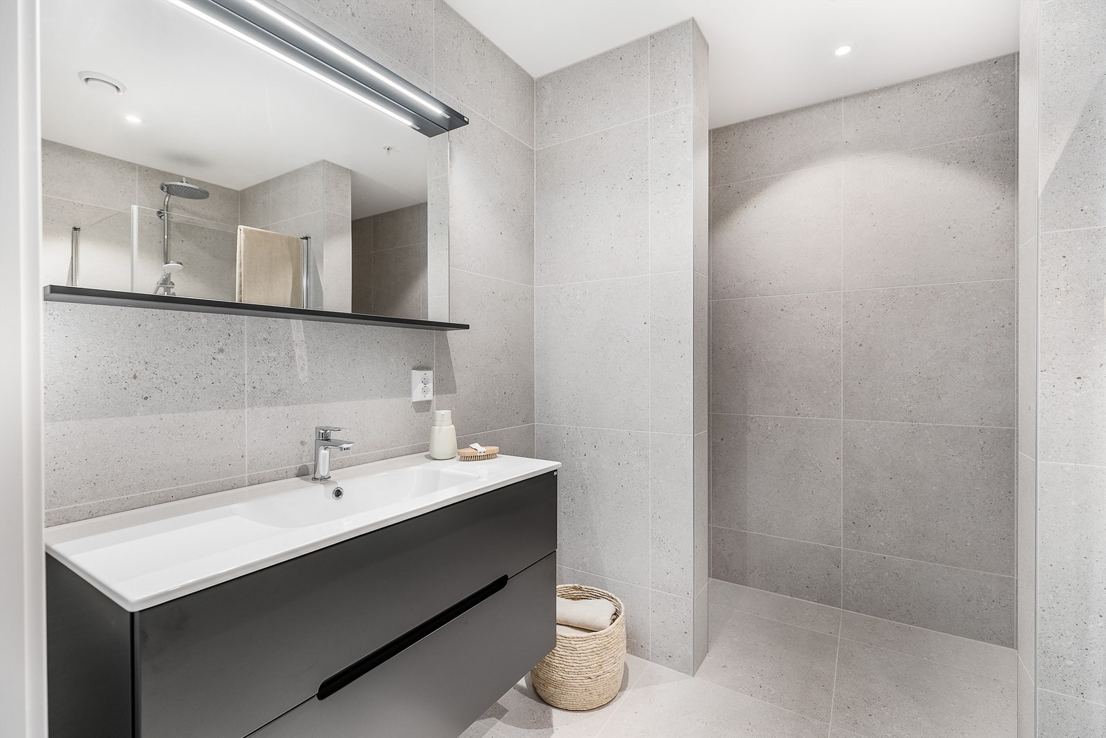 Fra ferdigstilt leilighet. Galleribilde