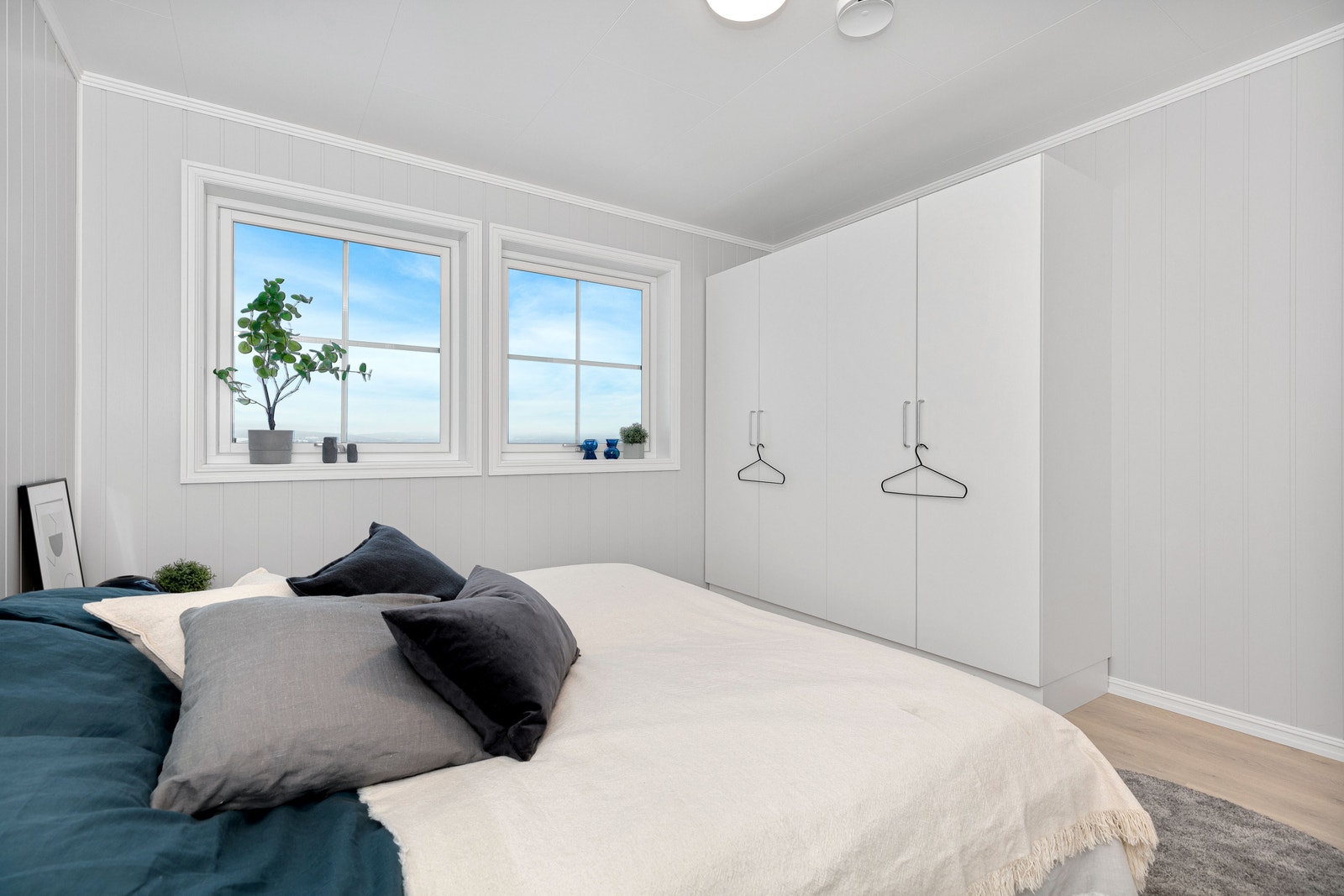 Hovedsoverommet. Foto er fra annen leilighet med lik planløsning. Galleribilde