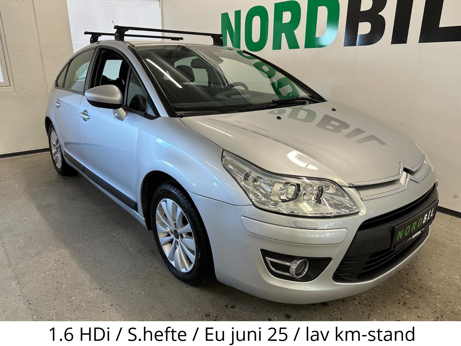 Citroen C4 1.6 HDi / S.hefte / Eu juni 25 / lav km-stand