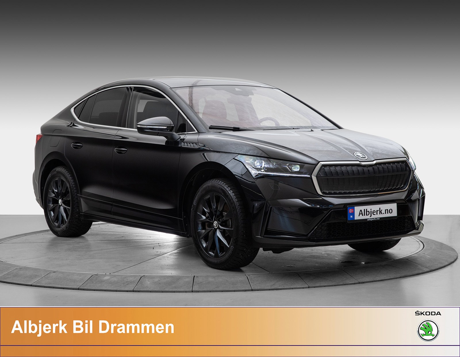 Skoda Enyaq Coupé 85x kampanje LED-Matrix Tilhengerfeste Glasstak Navi 3