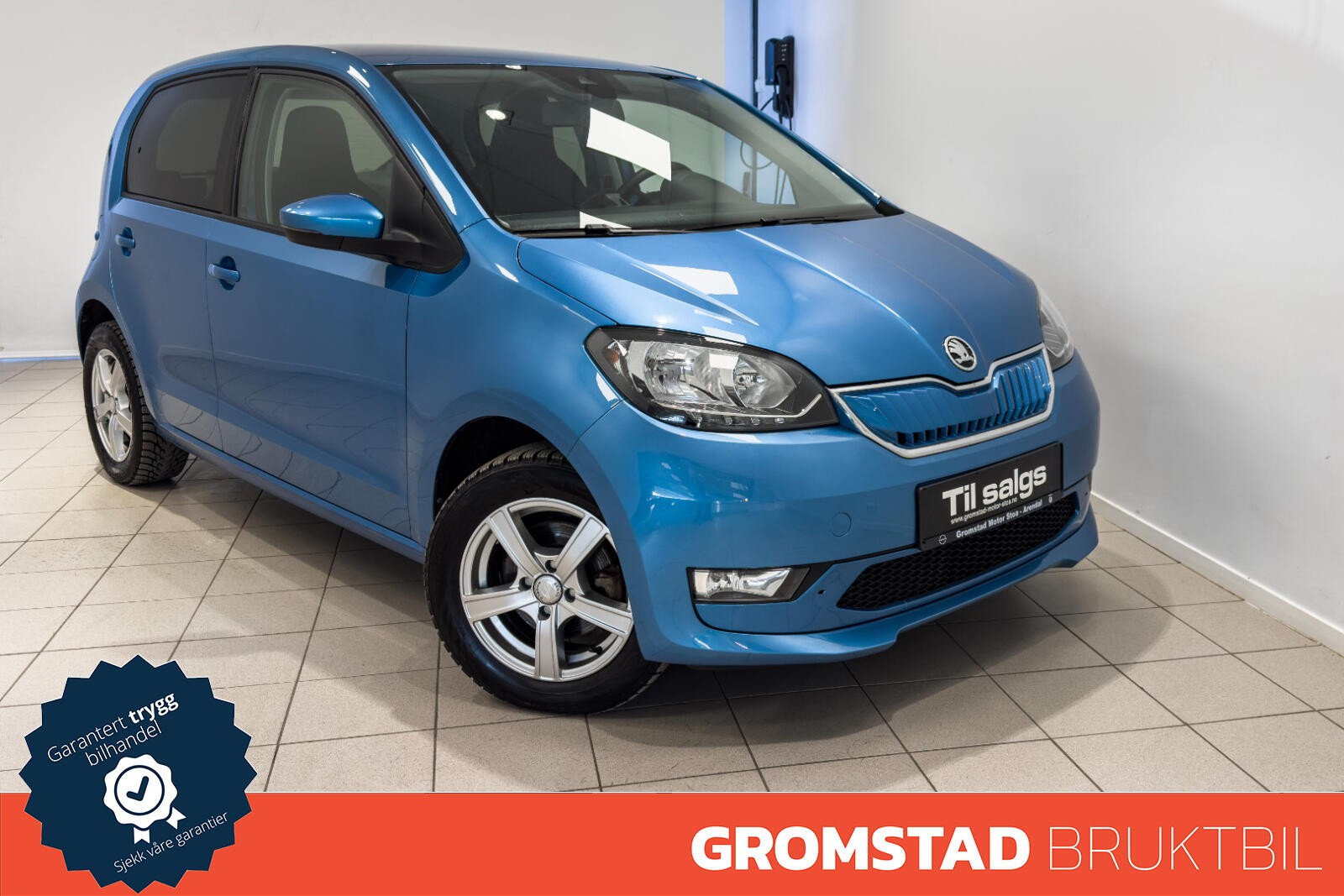 Skoda Citigo Style - Cruise/P.sens/Mørke ruter/DAB/Bluetooth/+