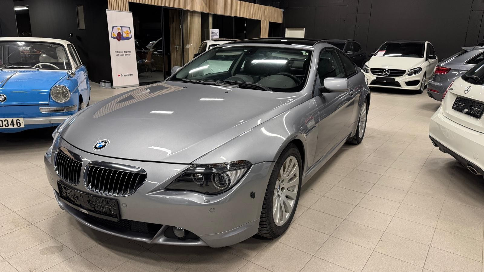 BMW 6-serie 645CI/ Skinn/ NY EU/ S+V dekk/ 333hk Automat