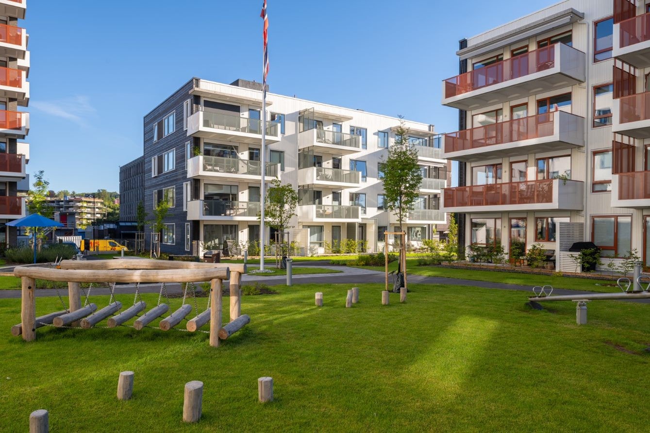 Andre byggetrinn på Bergerløkka ble ferdigstilt 2021/2022 Galleribilde