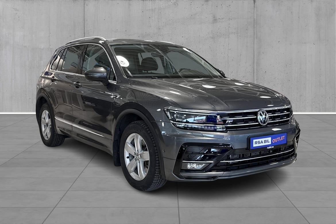 Volkswagen Tiguan 2,0 TDI 190hk 4M R-Line, Ryggekam, Hengerfeste,Navi 3