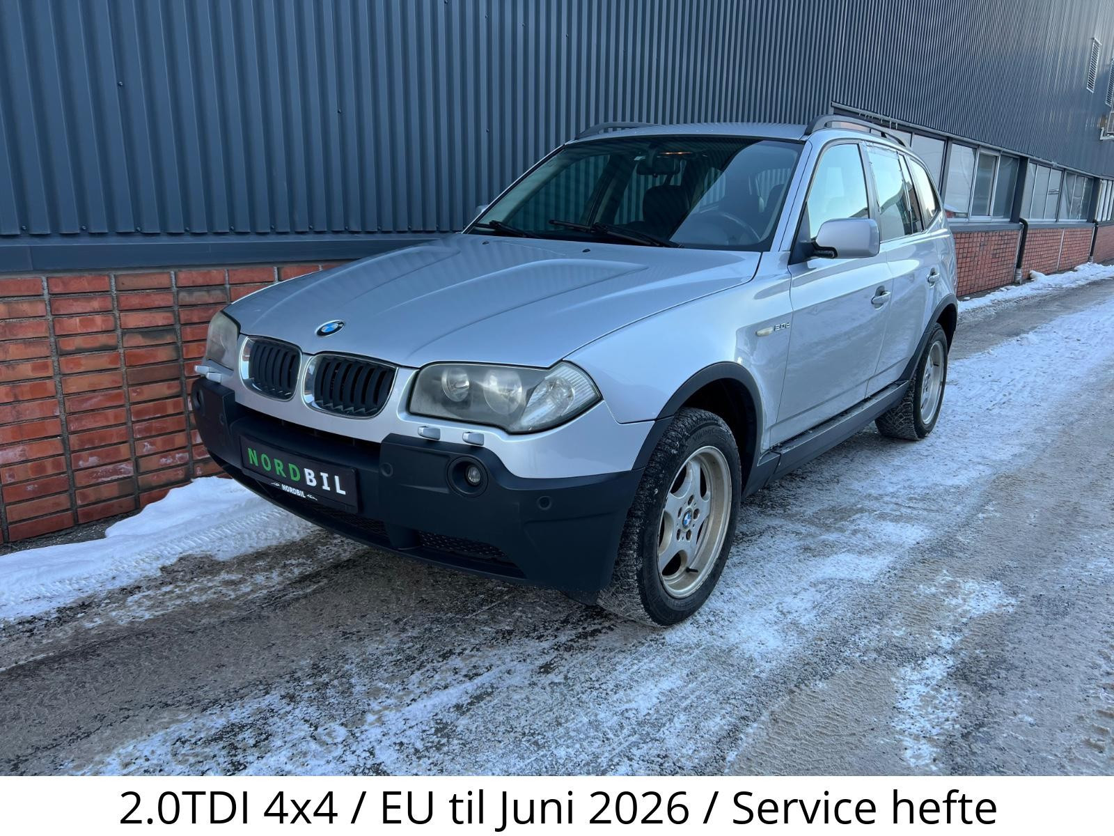 BMW X3 2.0TDI 4x4 / EU til Juni 2026 / Service hefte