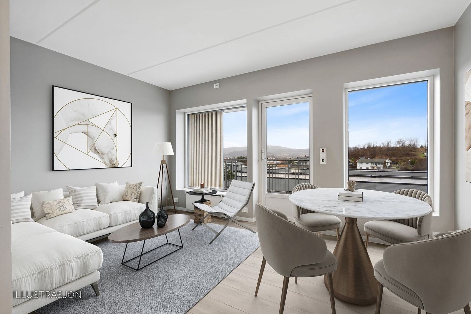 Eksempelbilder fra leiligheter. Galleribilde