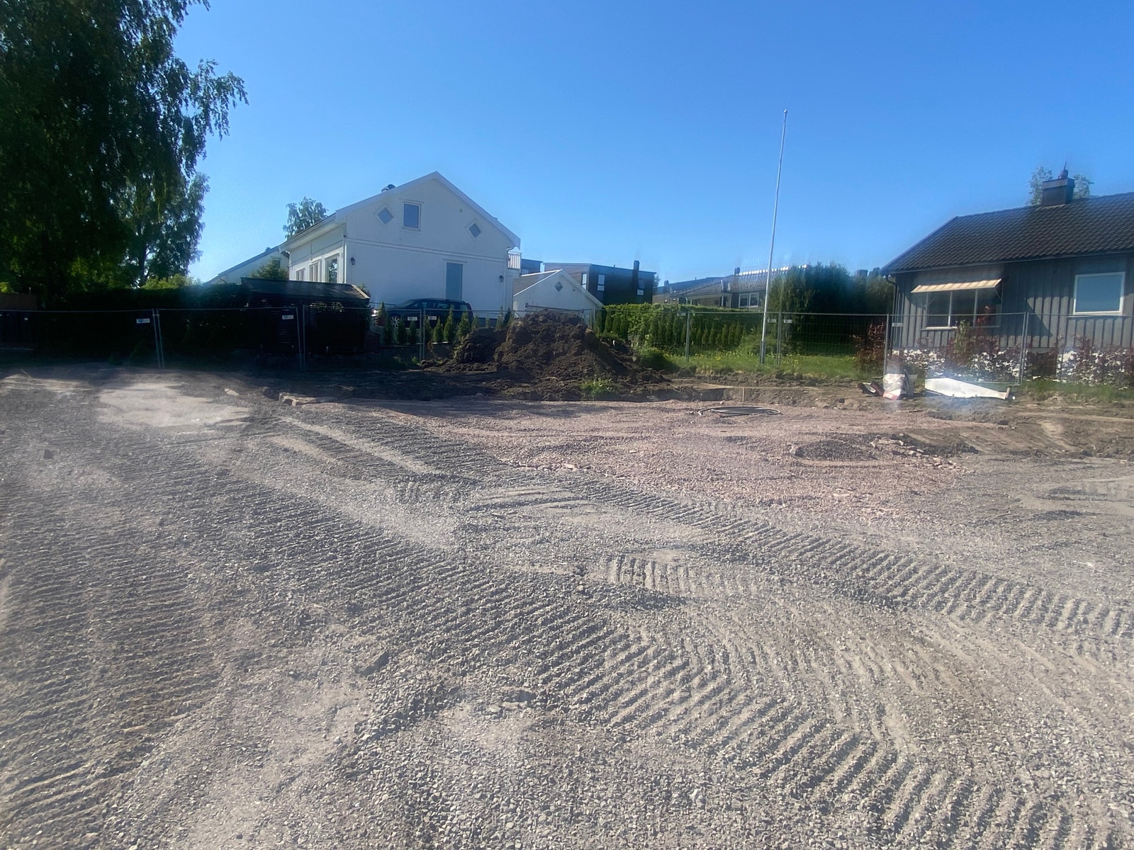 Ferdig grunnarbeider, klar til betongarbeider Galleribilde