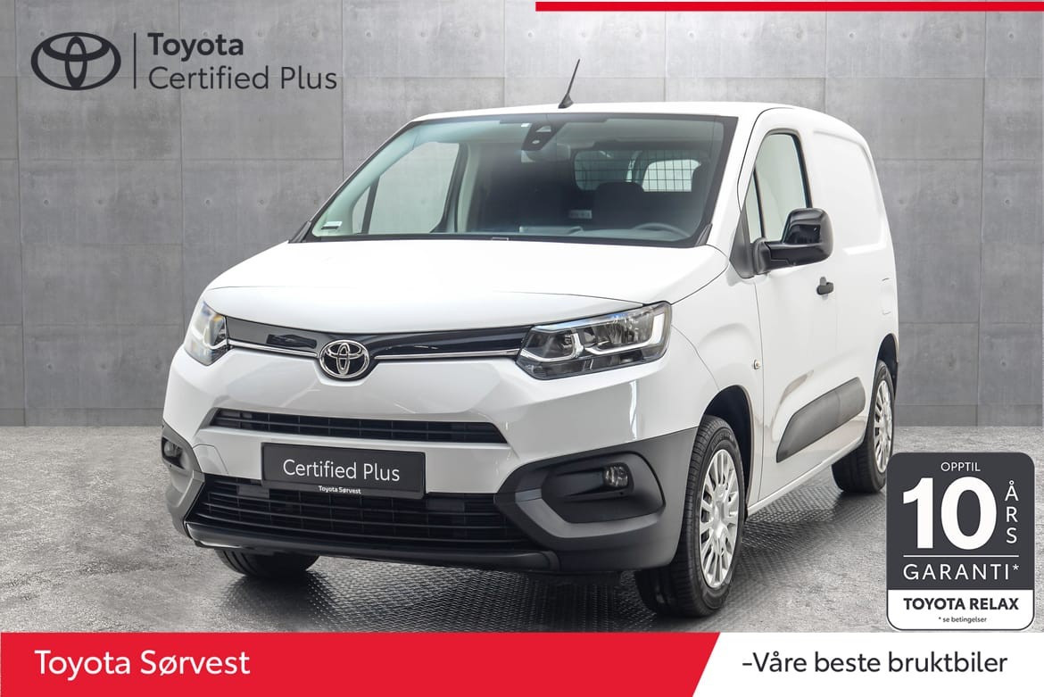 Toyota Proace City Kort L1 1.5 Diesel 100 Manuell 6 gir Basic