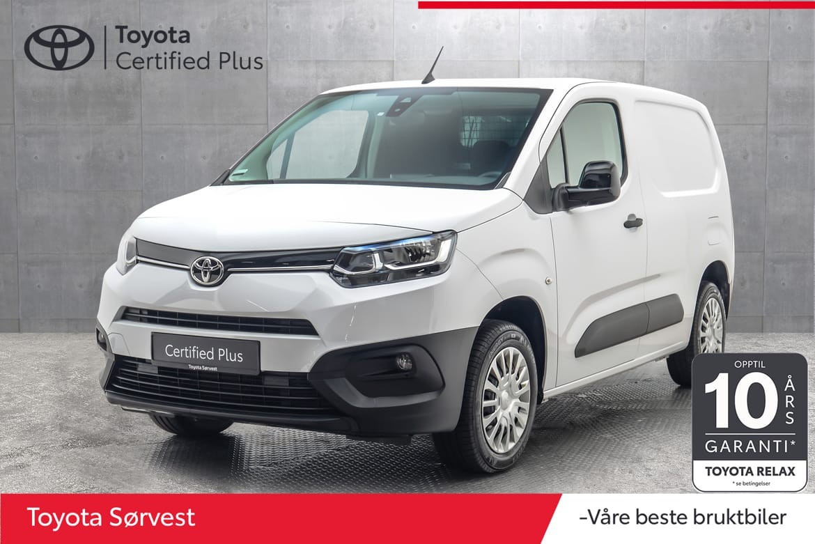 Toyota Proace City Kort L1 1.5 Diesel 100 Manuell 6 gir Basic