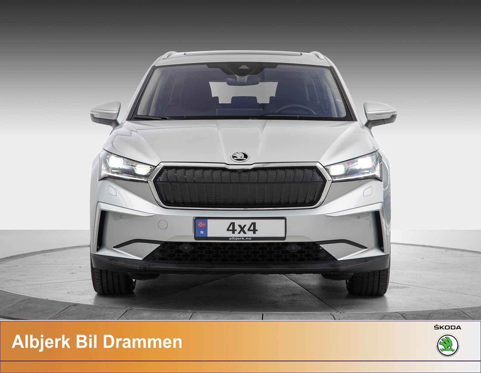 Skoda Enyaq iv 80x Hengefeste El.seter 360-kamera Soltak Head-up 3
