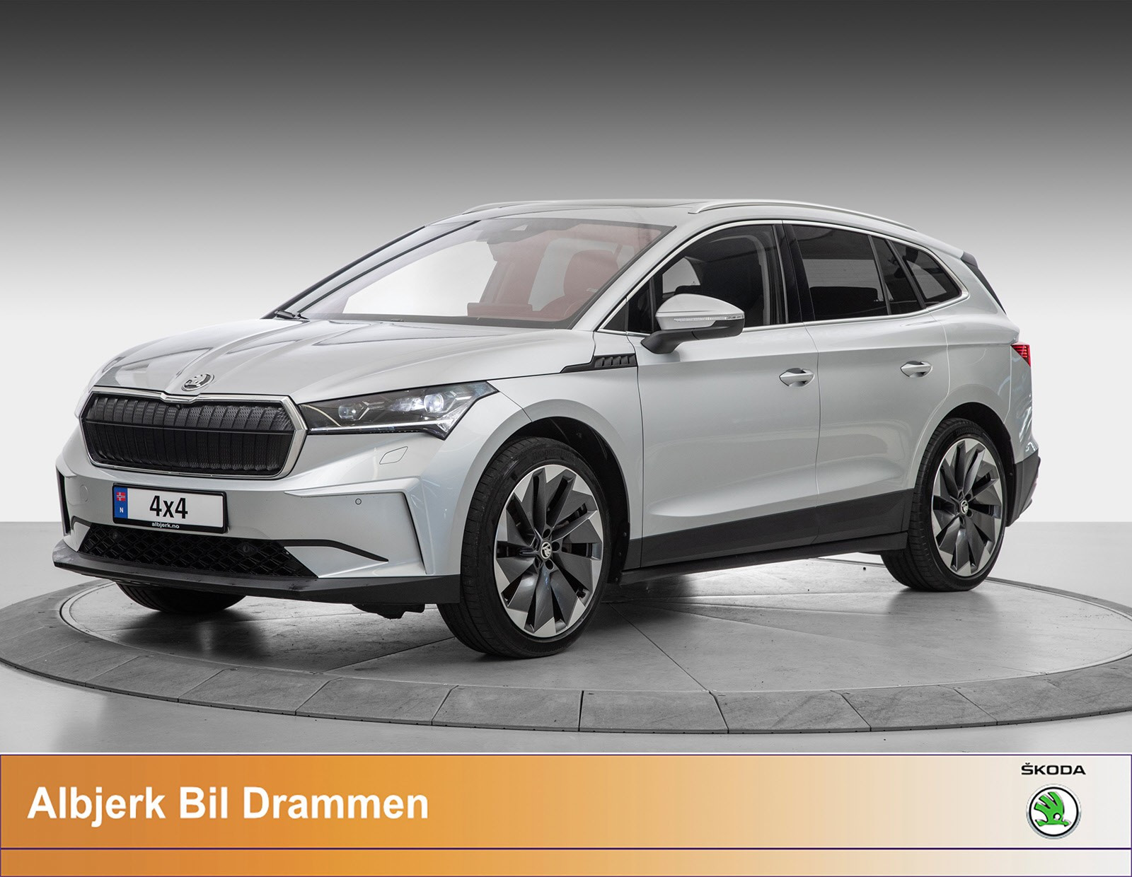 Skoda Enyaq iv 80x Hengefeste El.seter 360-kamera Soltak Head-up
