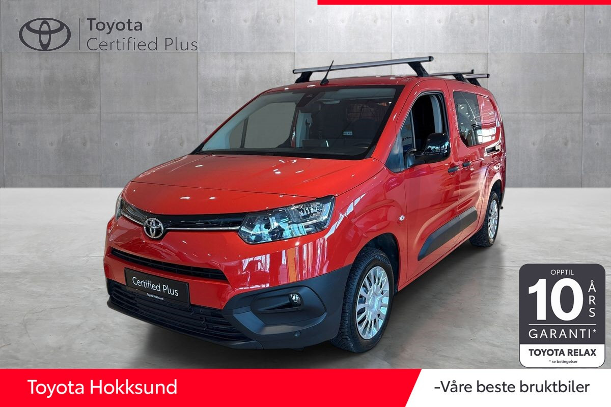Toyota Proace City 1,5 D 130 Comfort L2 Fleet Colour aut BRUKTBILKAMPANJE