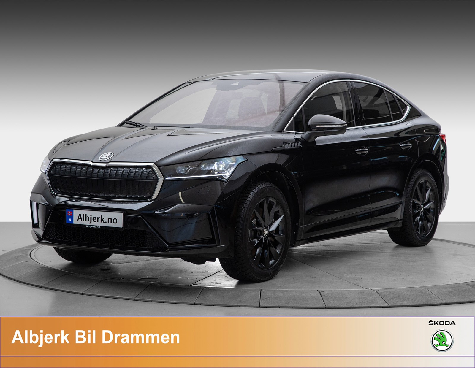 Skoda Enyaq Coupé 85x kampanje LED-Matrix Tilhengerfeste Glasstak Navi