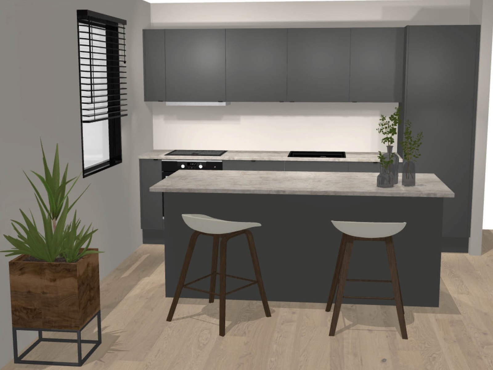 Praktisk kjøkkenøy Galleribilde