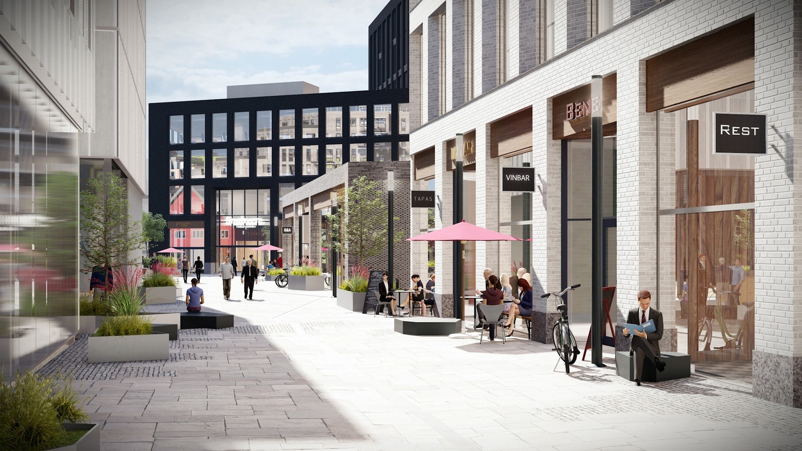 Illustrasjon Snøbyen, Arkitektene Fosse-Aasen AS. Galleribilde